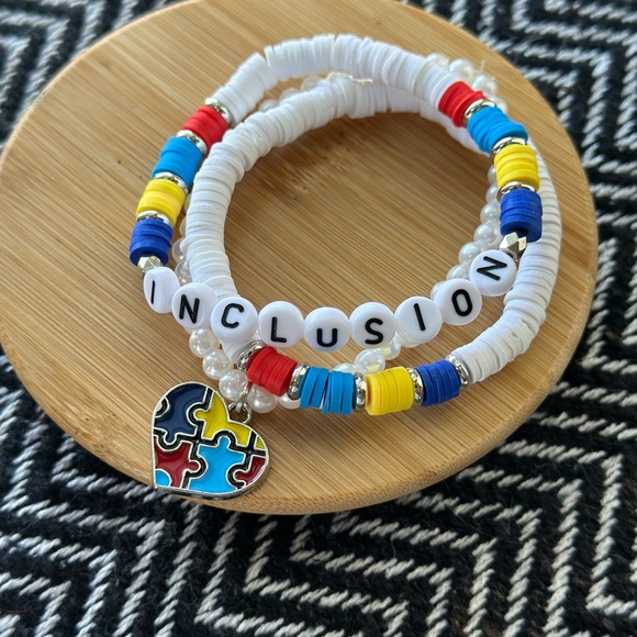 Autism Awareness Bracelet, Inclusion, Autism Awareness Month - Picture 3 of 3